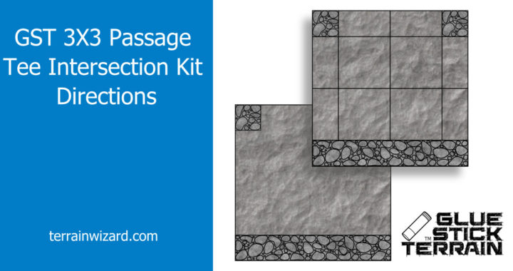 GST 3X3 Passage Tee Intersection Kit Directions