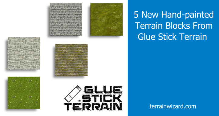 5 New GST Hand-painted Terrain Blocks