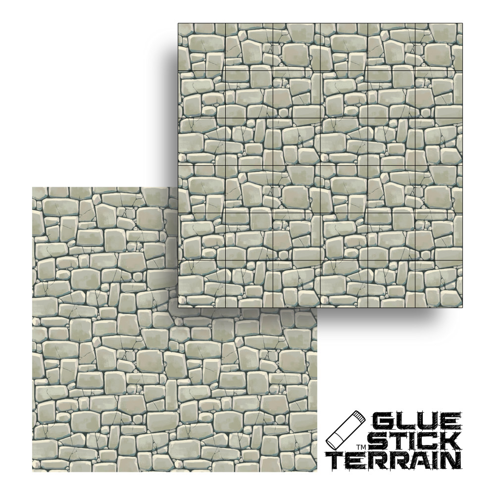 6x6 Cobblestone Terrain Block