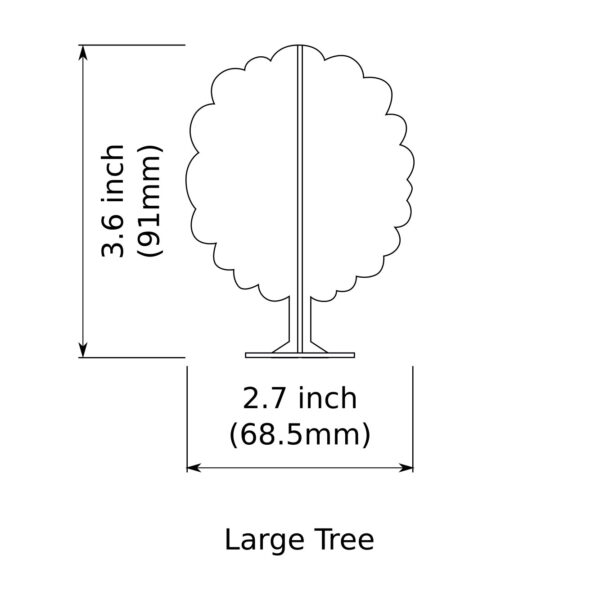 Grayling Lodge Round Tree - Large Tree Size