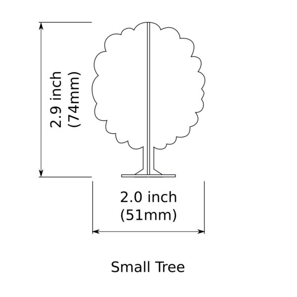Grayling Lodge Round Tree - Small Tree Size