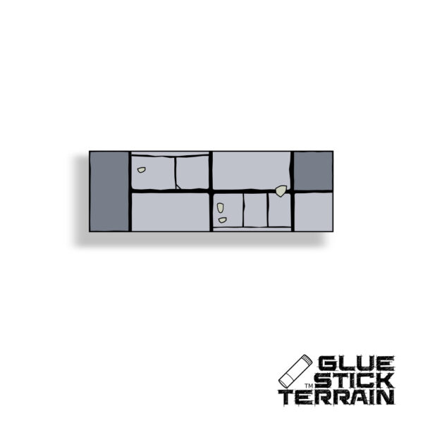 3X1 Low Profile Dungeon Left Entrance